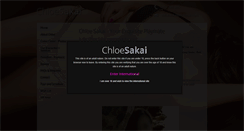 Desktop Screenshot of chloesakai.com
